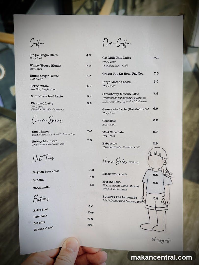 Coffee and Non-Coffee Menu