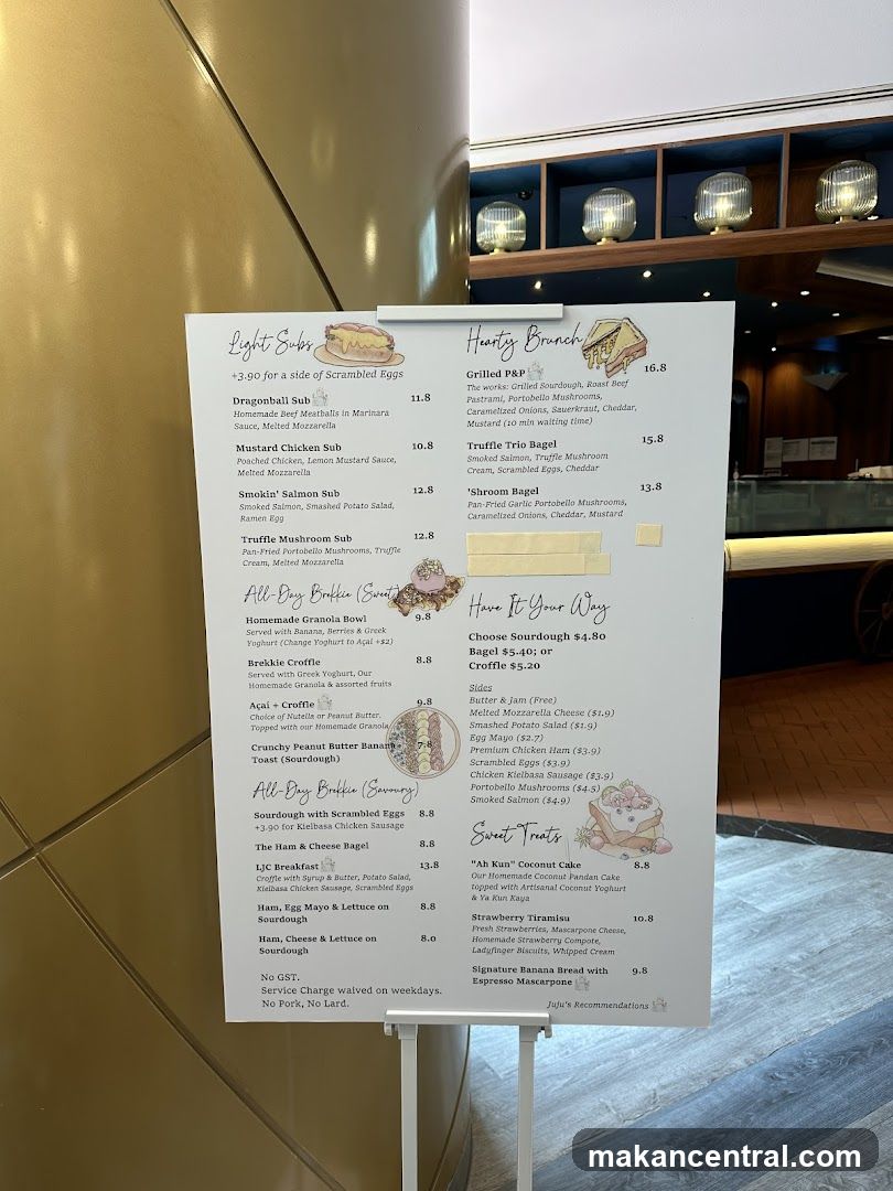 Light Subs, Hearty Brunch, All-Day Brekkie, Sweet Treats