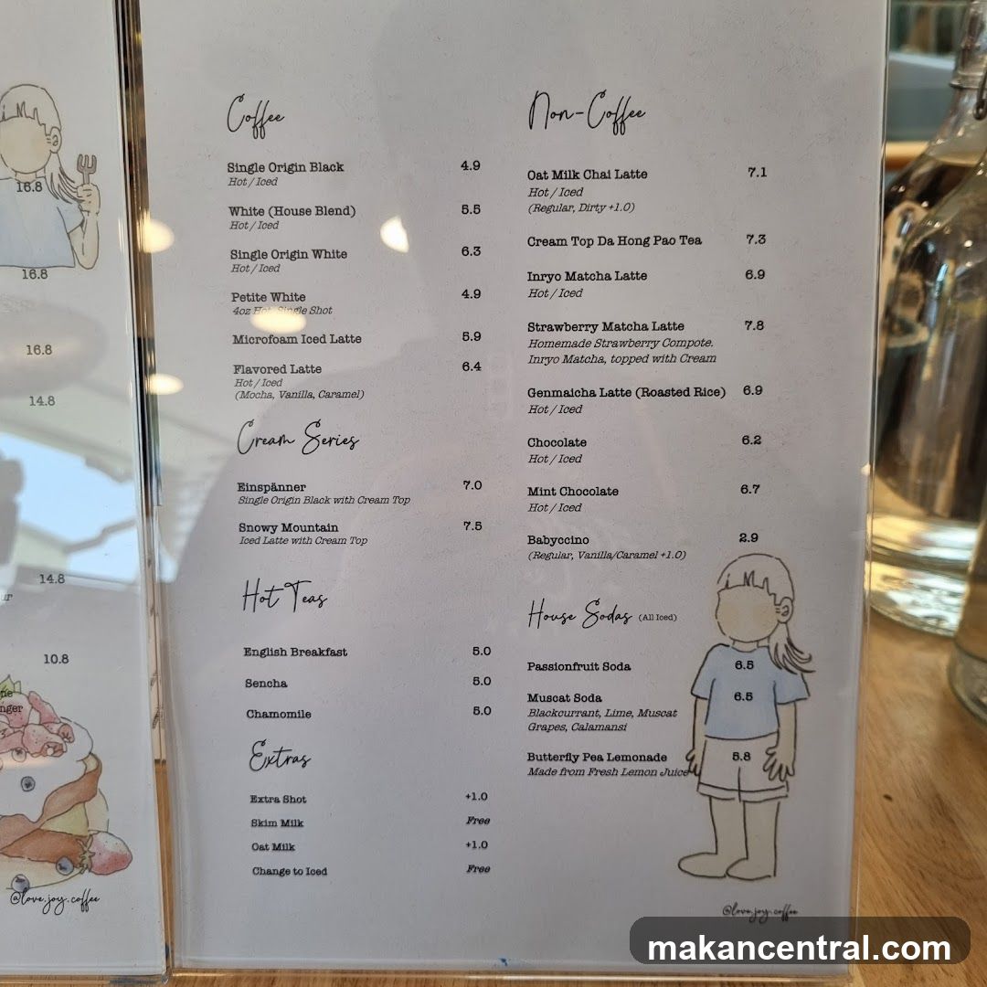 Coffee and Non-Coffee Menu