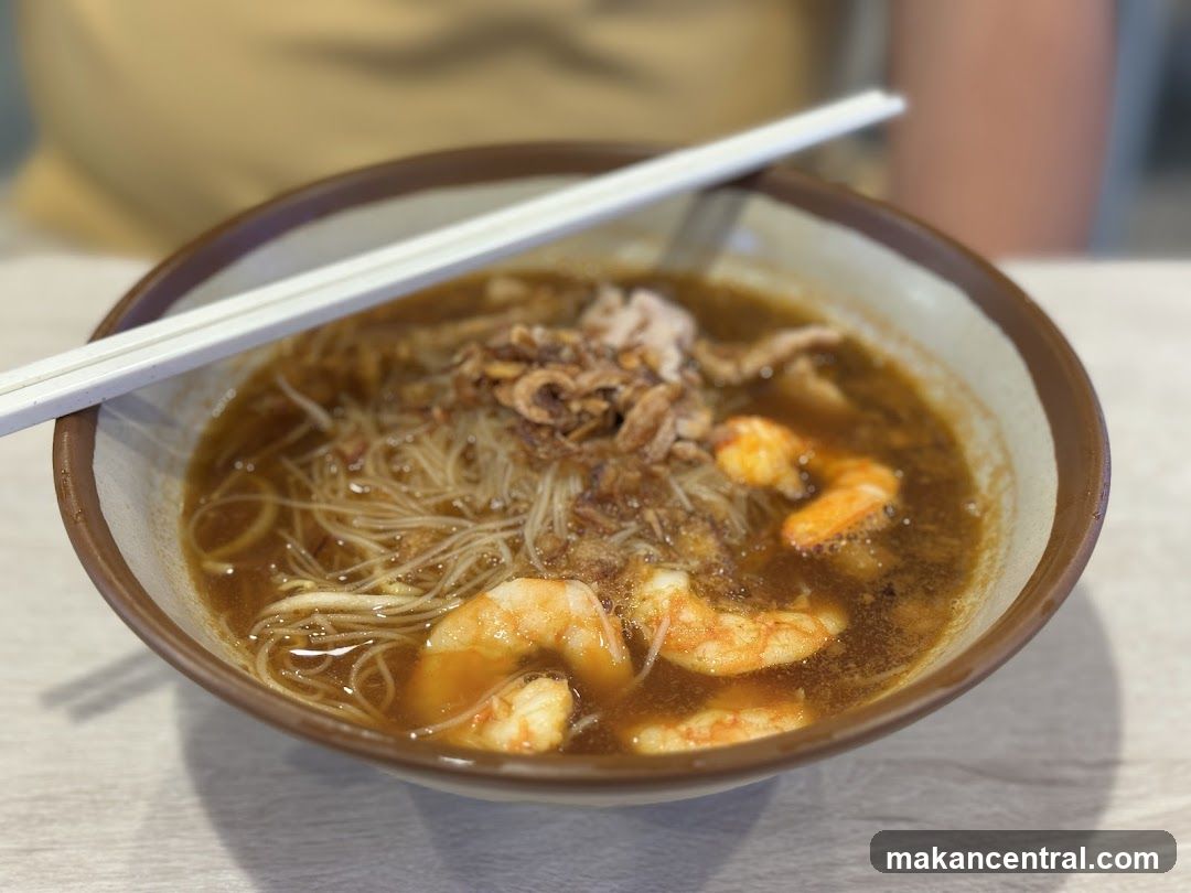 Bowl of Noodles with Shrimp