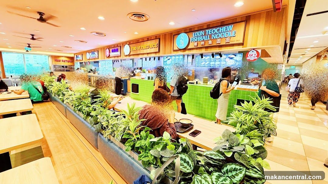Food Court with Lixin Teochew Fishball Noodle Stall