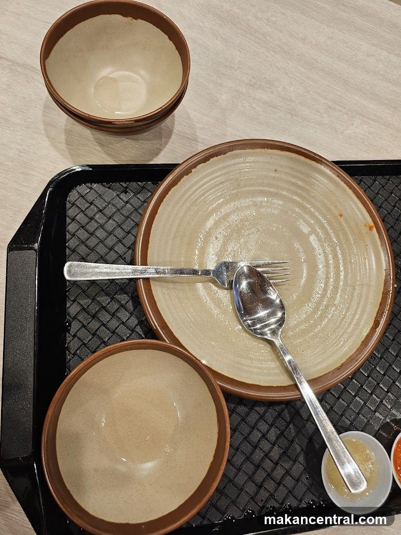 Dirty Dishes on Tray