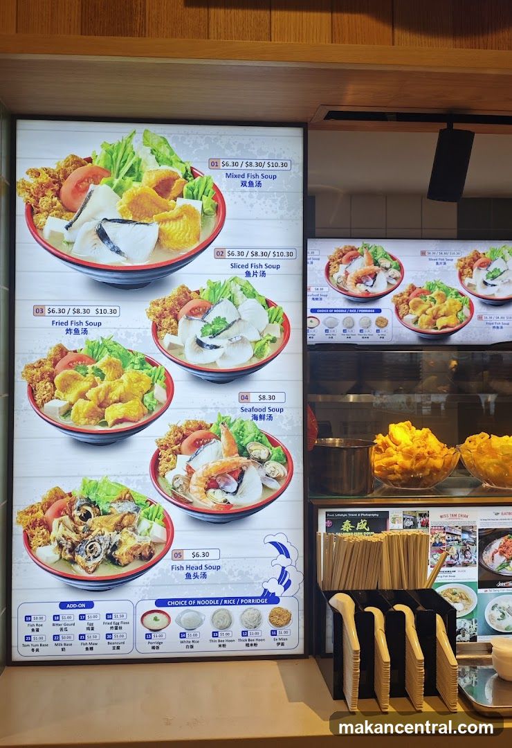 Fish Soup Menu