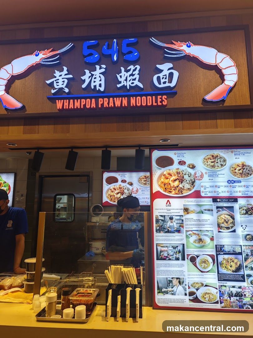 Whampoa Prawn Noodles Menu and Storefront