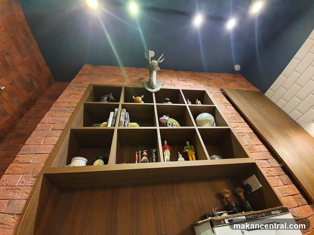 Display Shelves with Decor