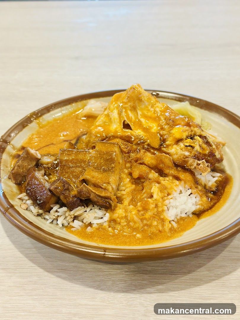 Braised Pork Rice with Fried Egg