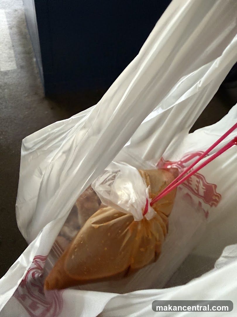 Takeout Bag with Food
