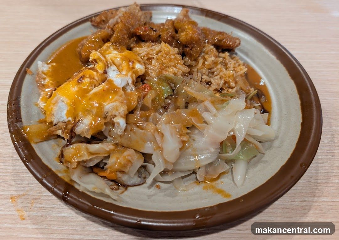 Fried Chicken and Rice