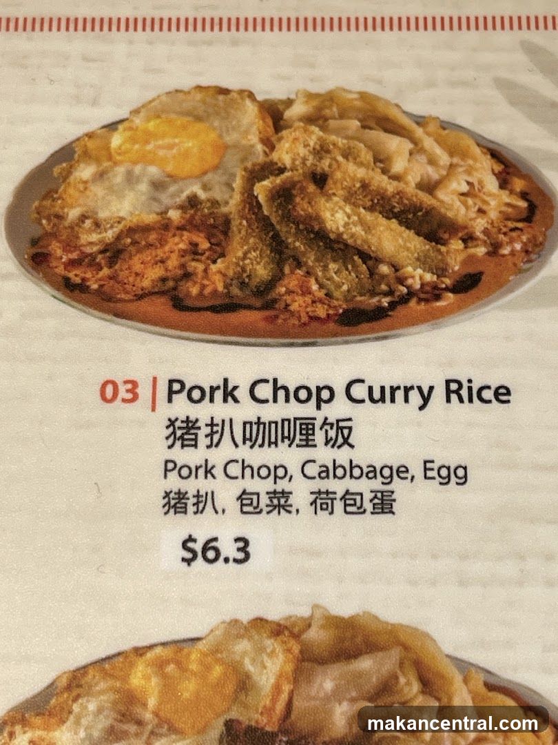 Pork Chop Curry Rice
