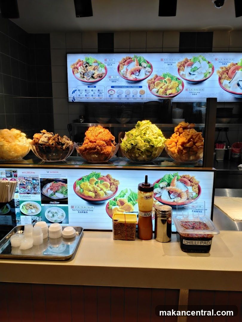 Food Display and Menu