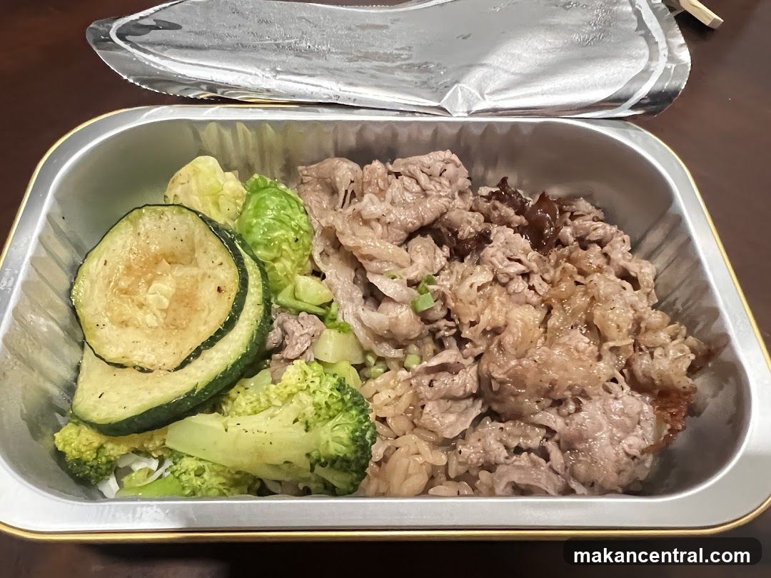Beef and Vegetable Rice Bowl