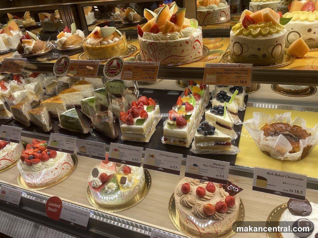 Display of Cakes and Pastries