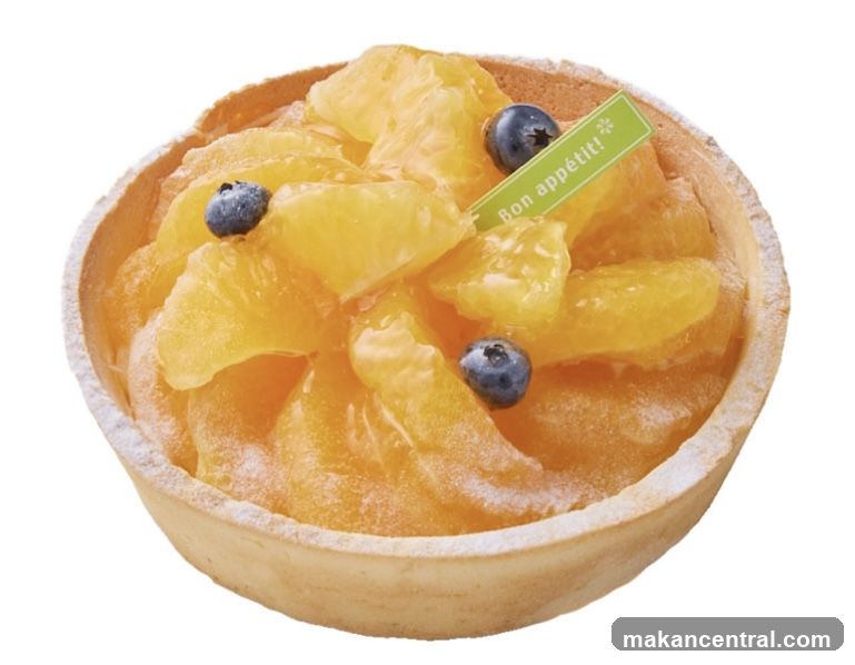 Citrus Tart with Blueberries