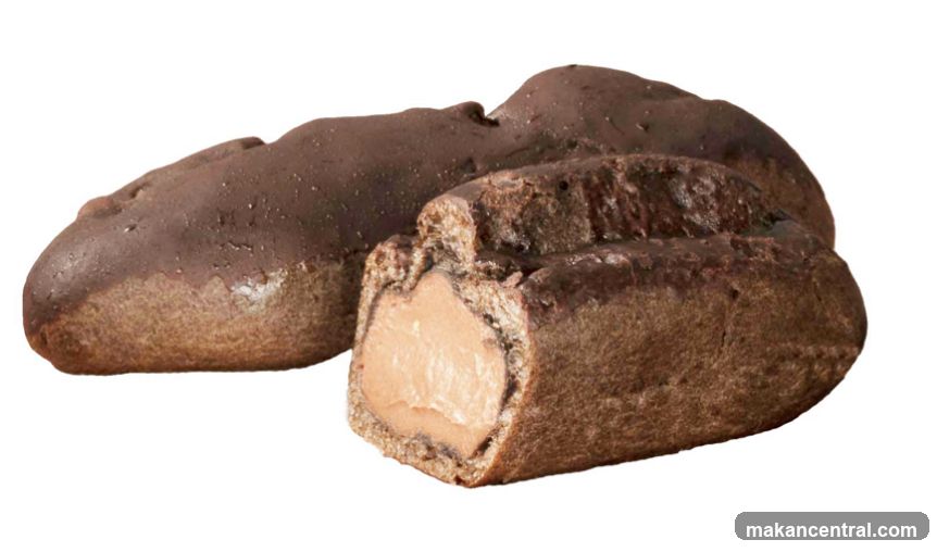 Chocolate-covered pastries