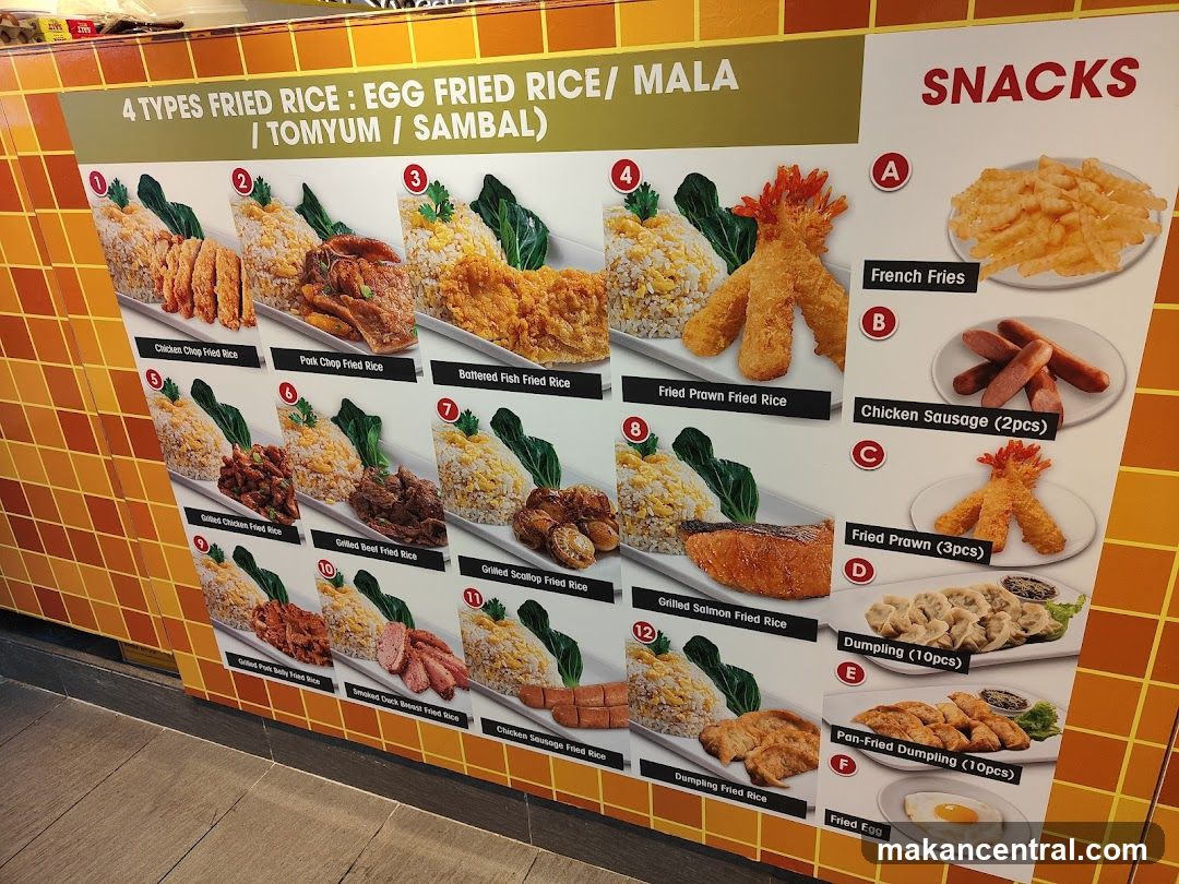 4 Types Fried Rice & Snacks