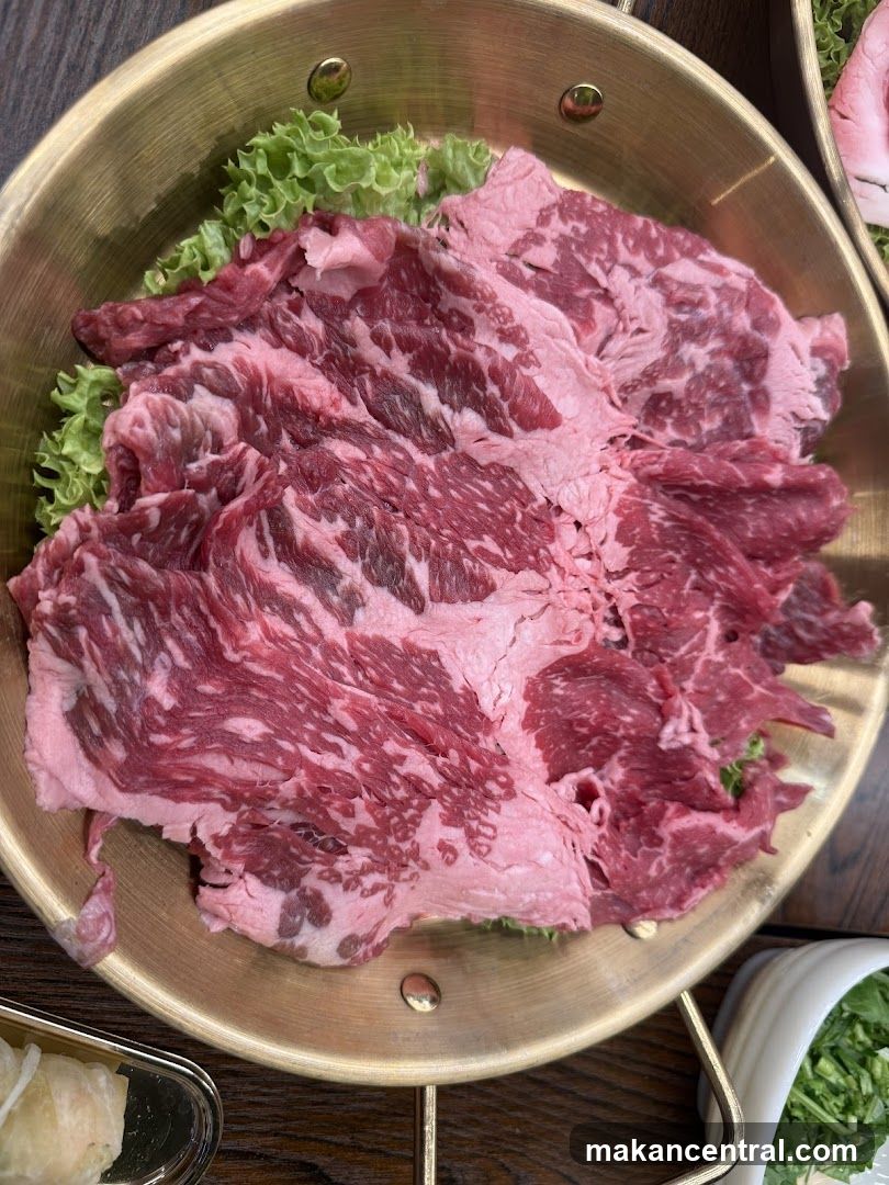 Thinly Sliced Raw Beef