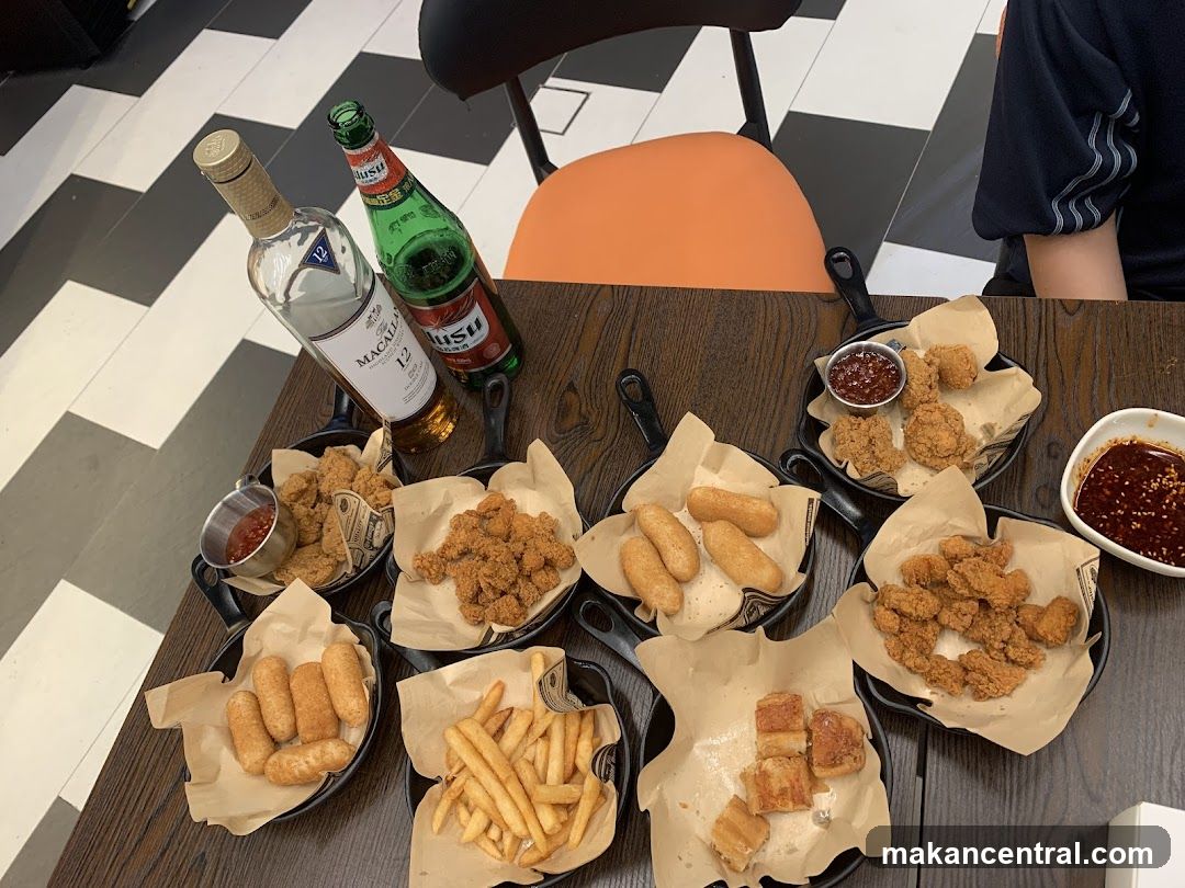 Fried Snacks and Drinks