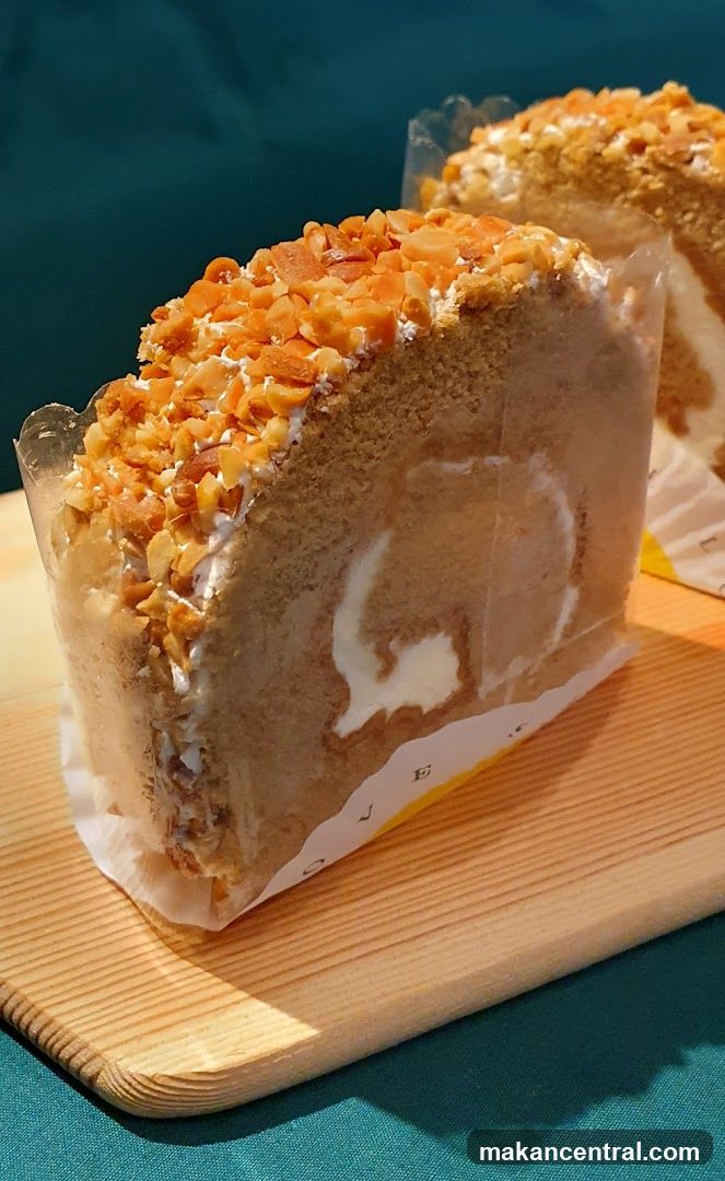 Peanut Swiss Roll Cake