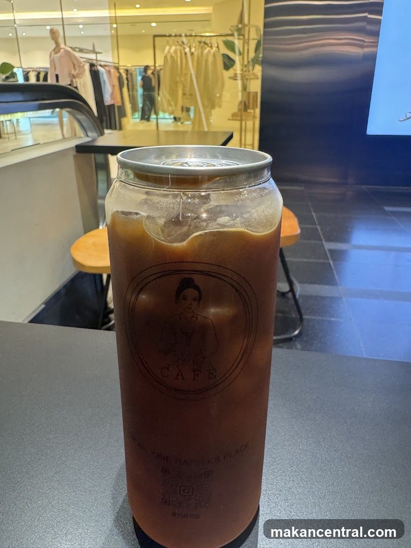Iced Coffee in a Can-Shaped Cup