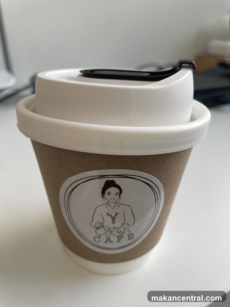 Coffee cup with logo
