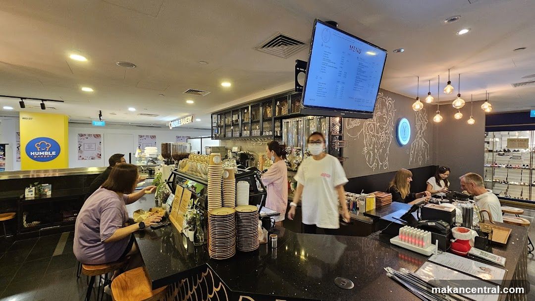 Bakery Interior with Menu Display