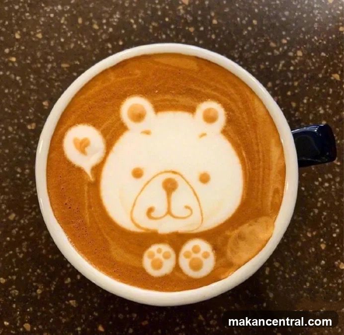 Latte Art Bear