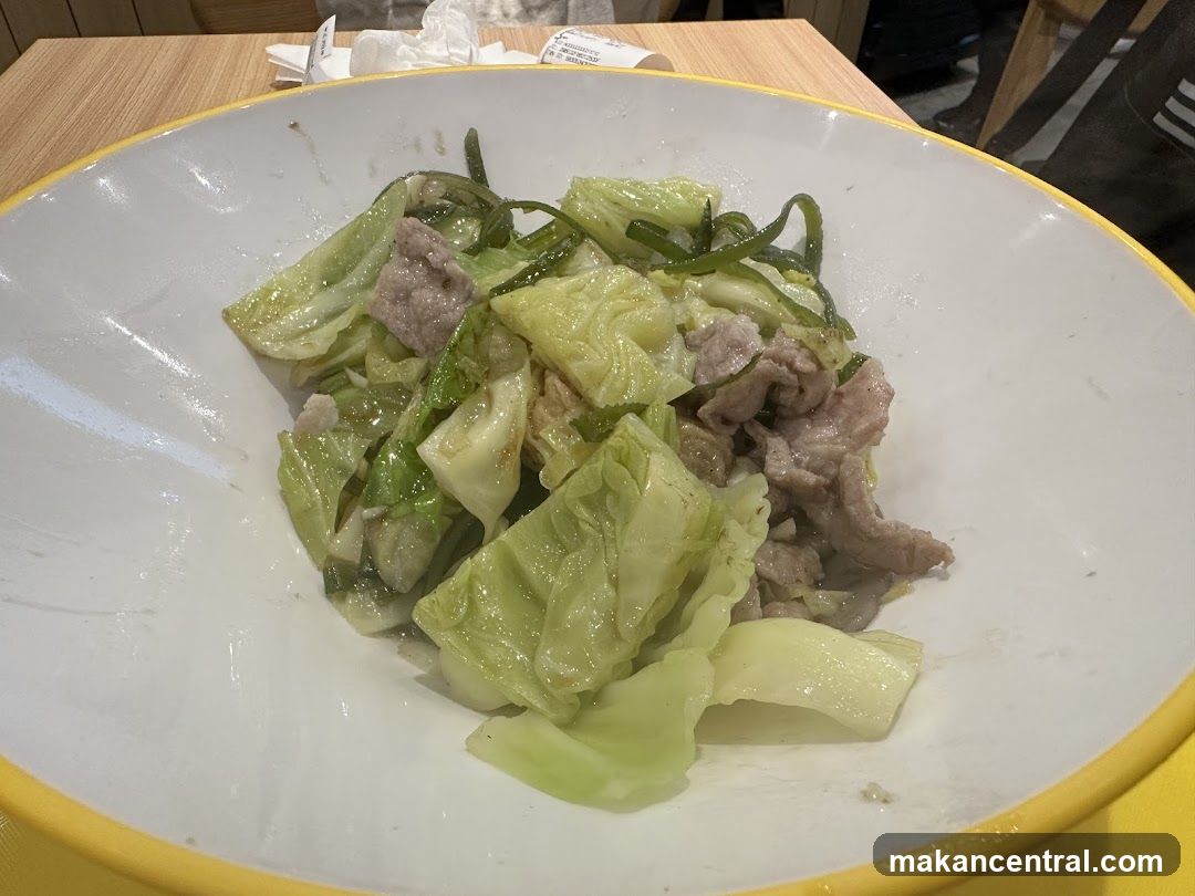 Stir-fried Cabbage with Pork