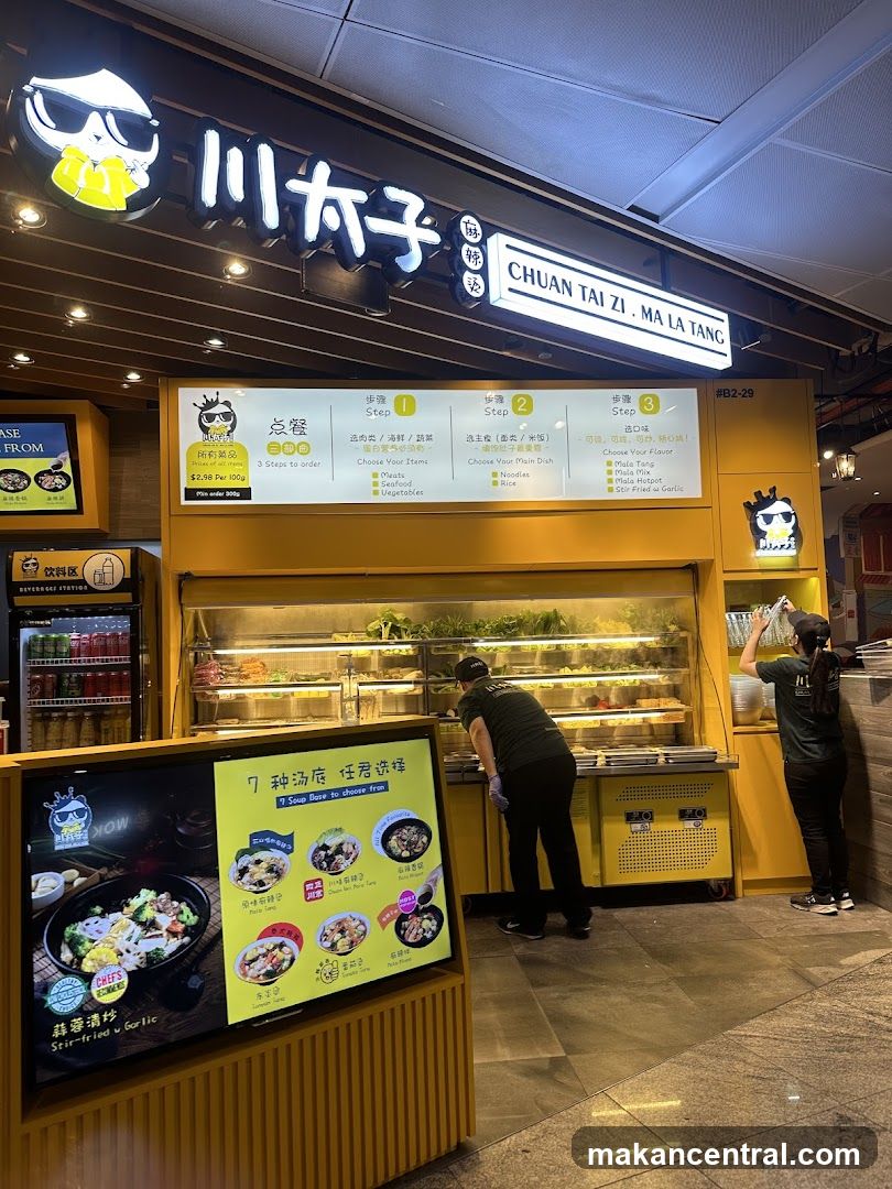 Food Stall with Menu