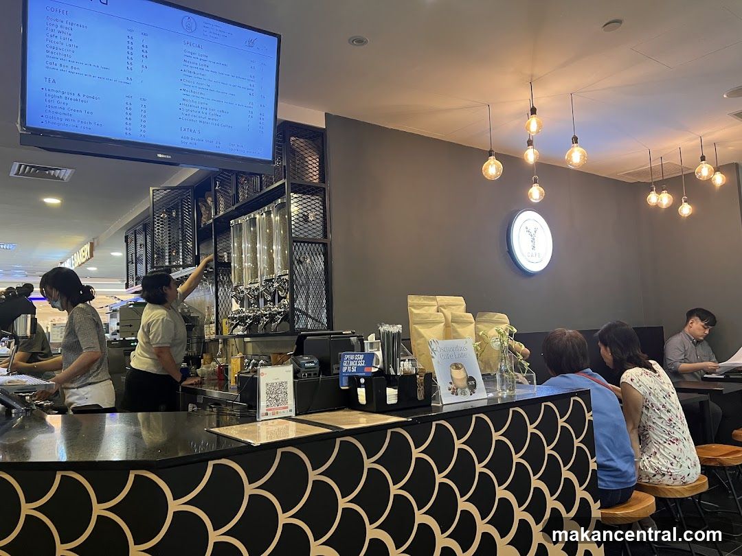 Cafe Interior with Menu