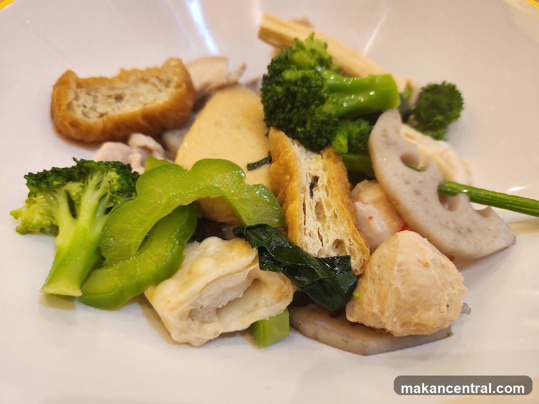 Assorted Steamed Ingredients