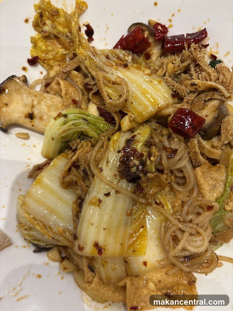 Spicy Cabbage and Tripe Dish