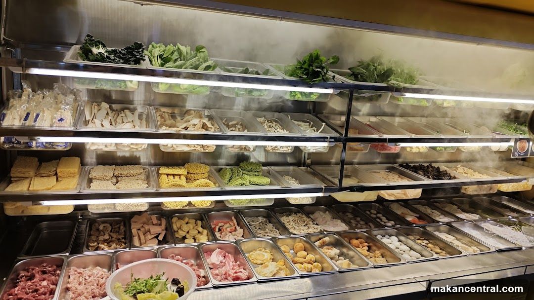 Hot Pot Ingredients Display