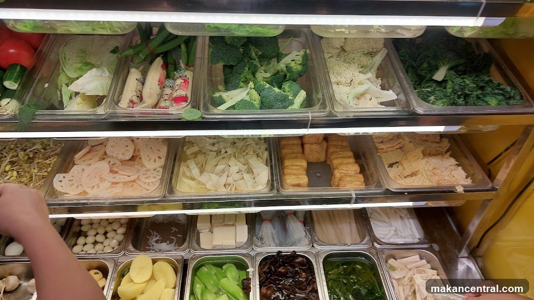 Buffet Display of Fresh Ingredients
