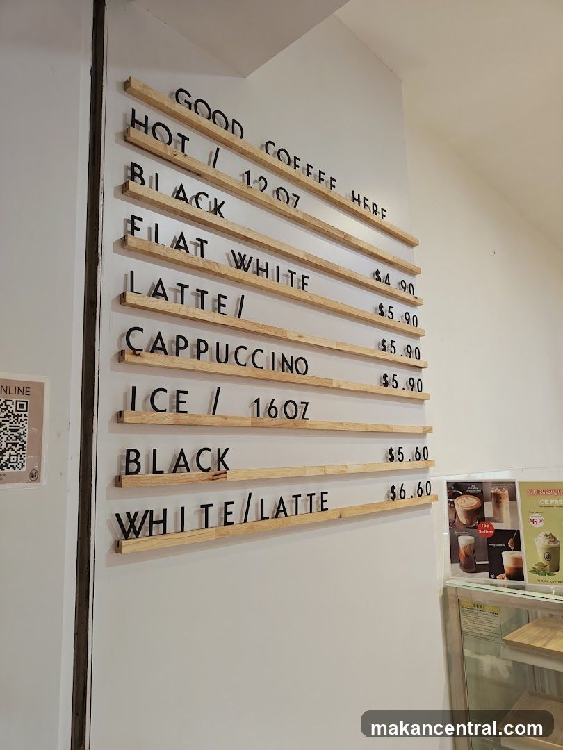 Coffee Menu