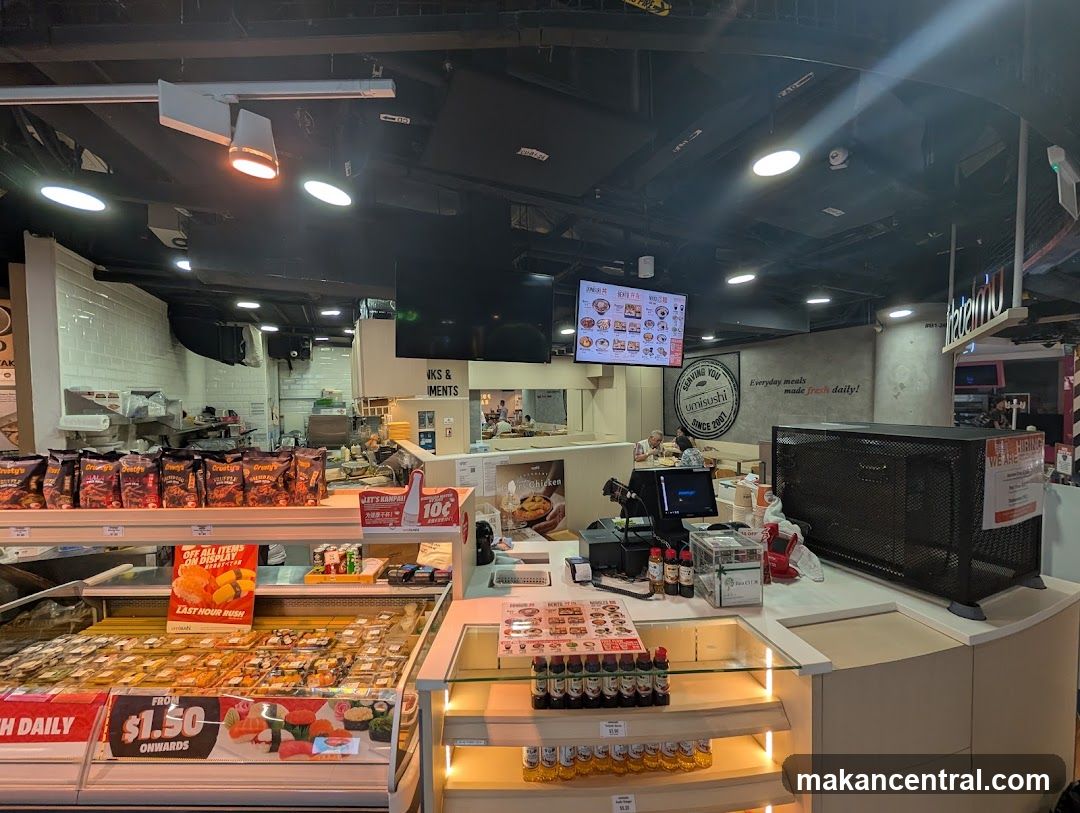 Sushi and Snacks Display