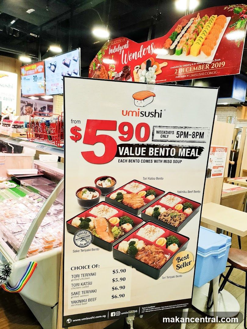 Umi Sushi Value Bento Meal Promotion