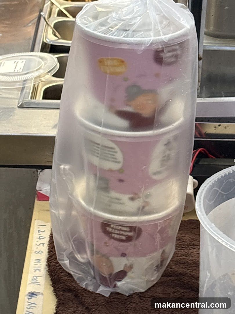 Stacked Food Containers