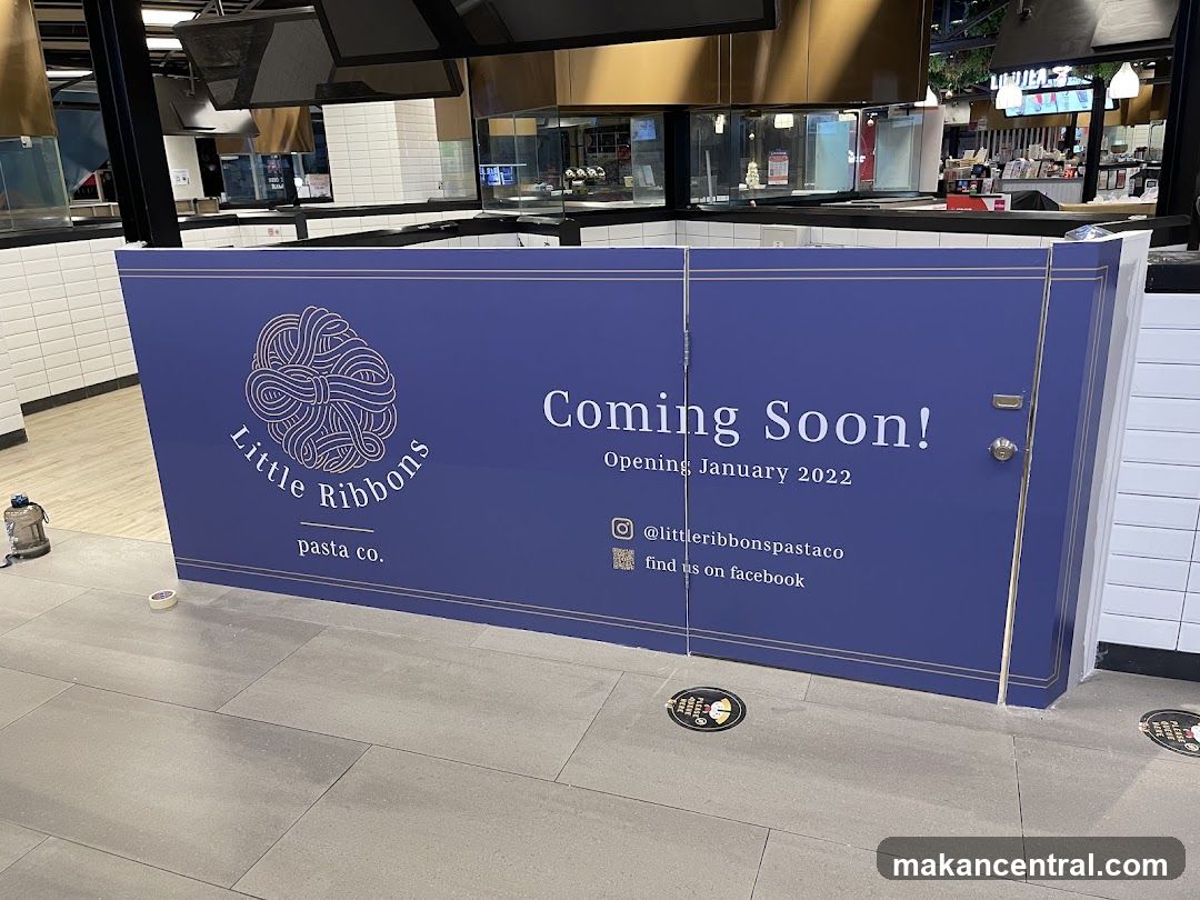 Little Ribbons Pasta Co. Coming Soon Sign