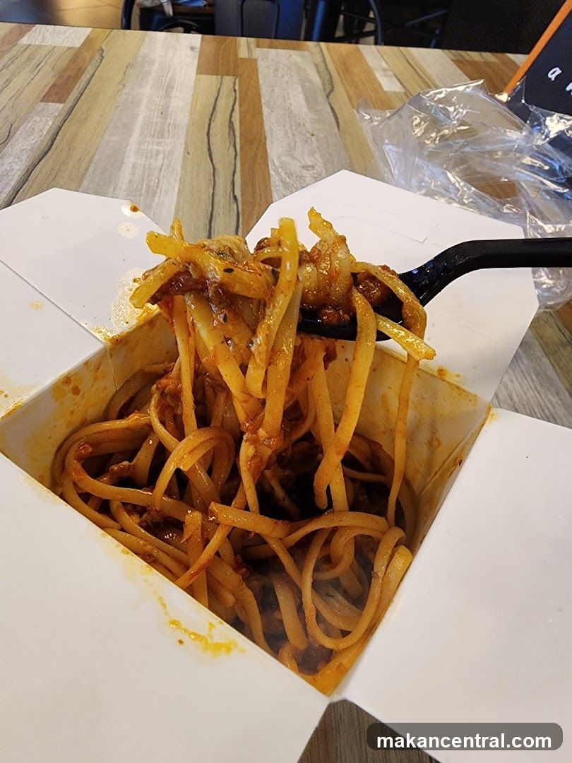 Noodles in a Takeout Box