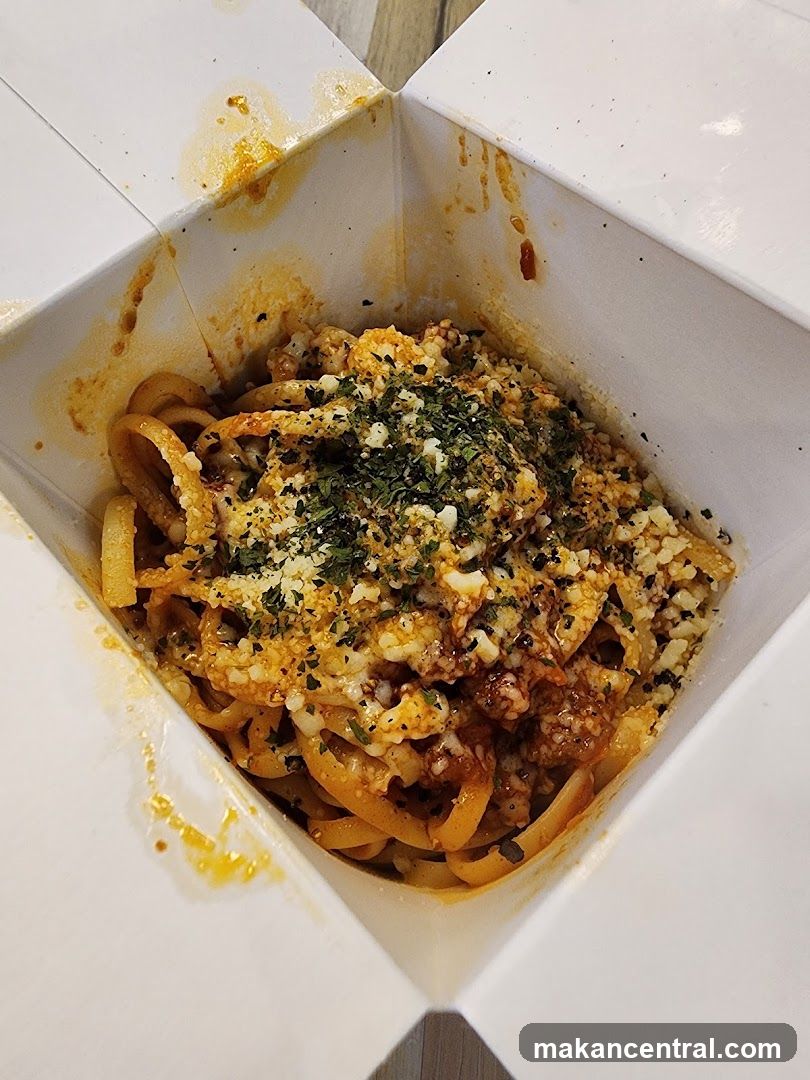 Noodles in a Takeout Box