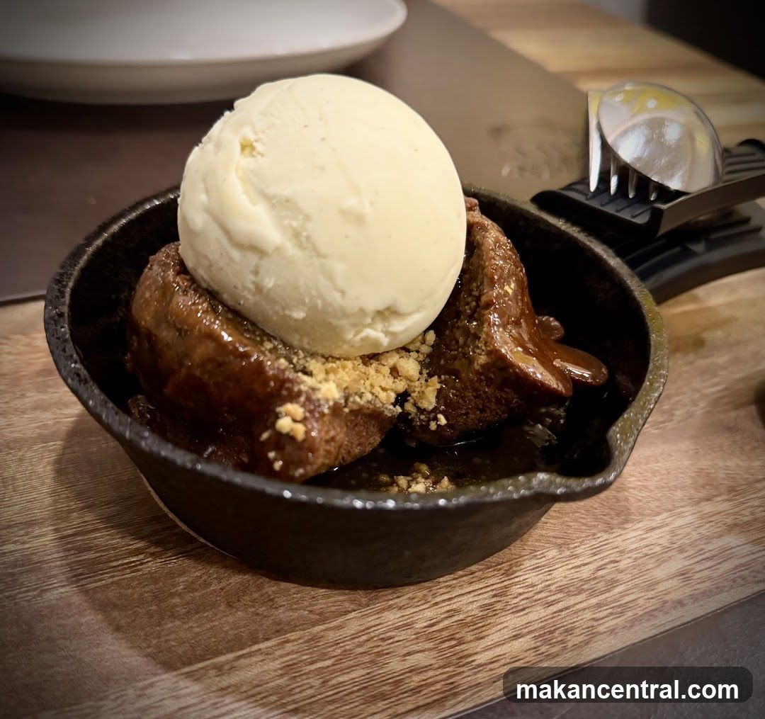 Molten Chocolate Cake with Ice Cream
