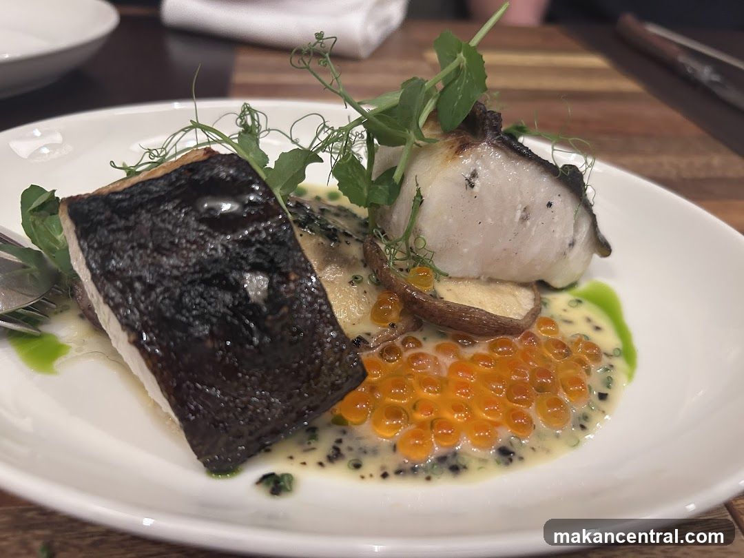 Seared Fish with Roe