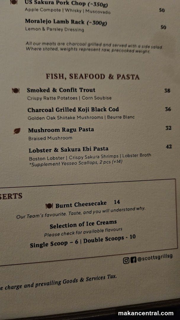 Menu Items