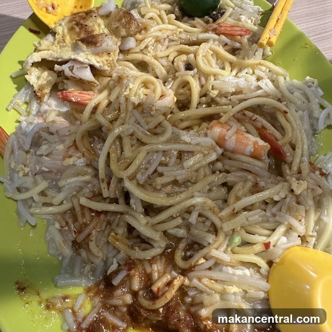 Noodles with Shrimp and Egg