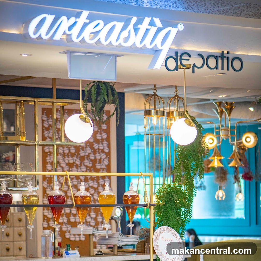 Cafe Interior with Drinks Display