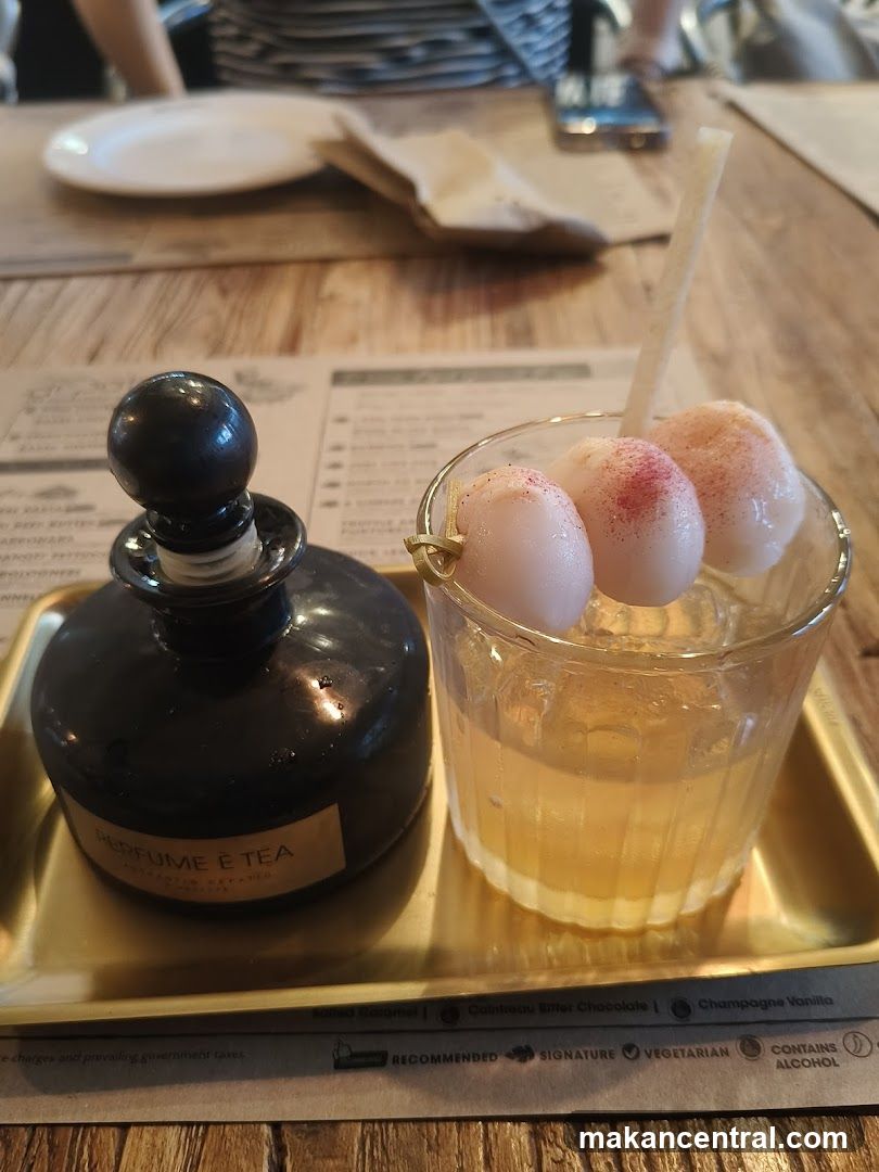 Cocktail with Perfume Bottle