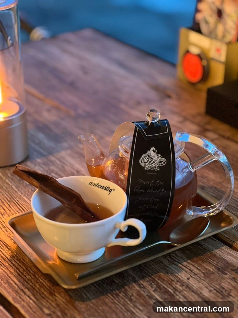 Tea Set with Cinnamon Stick