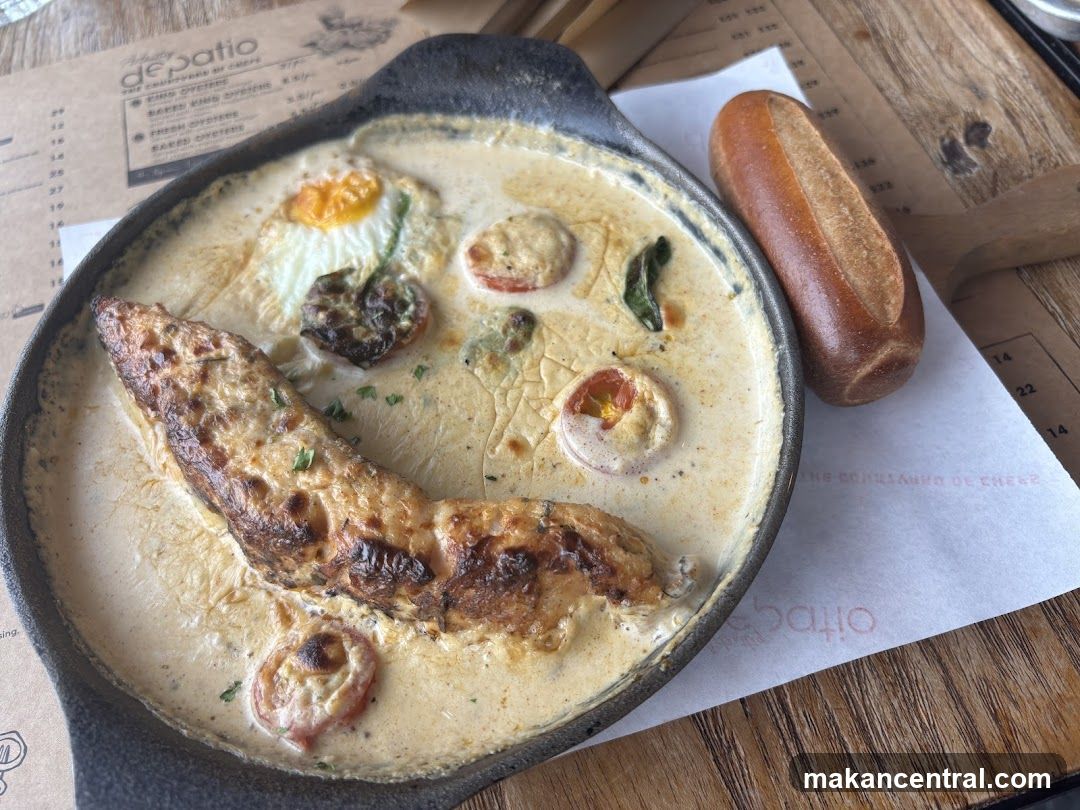 Seafood Dish with Bread
