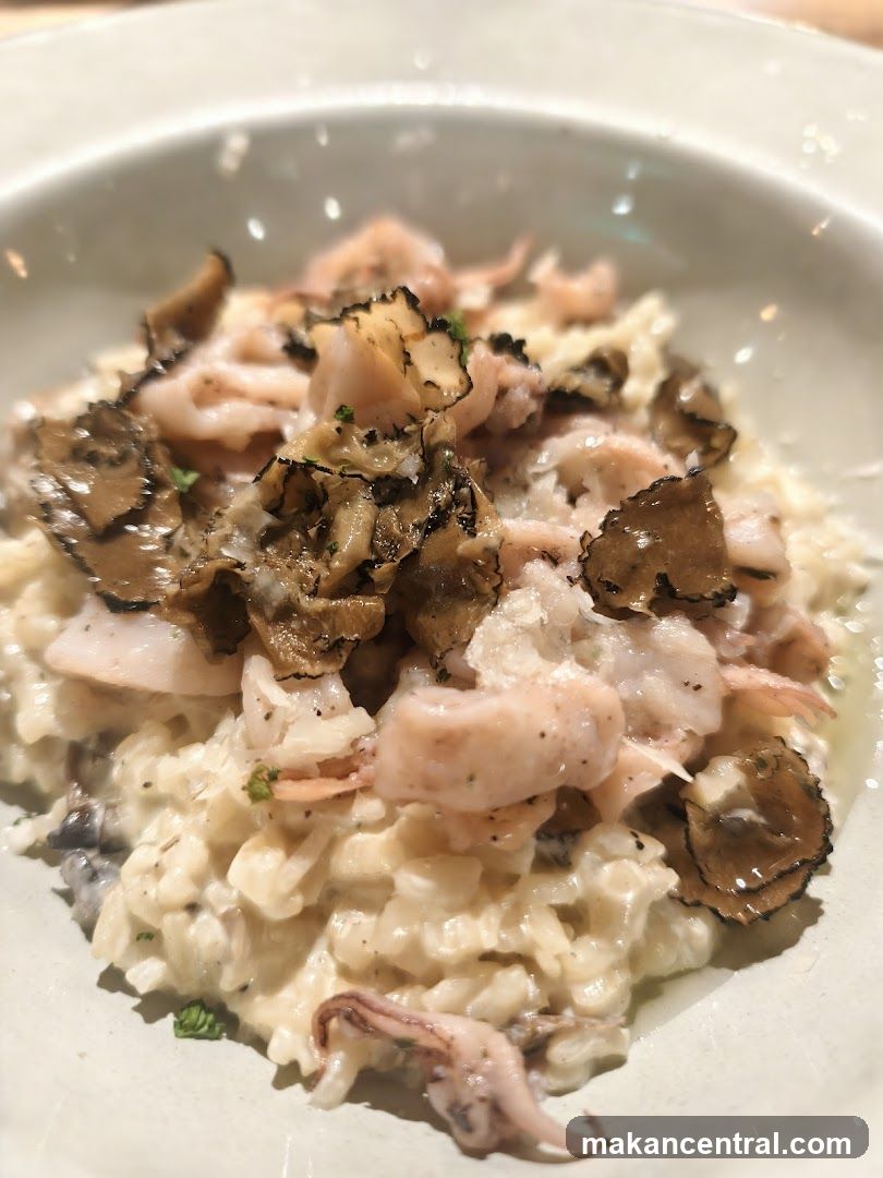 Seafood Risotto with Truffles