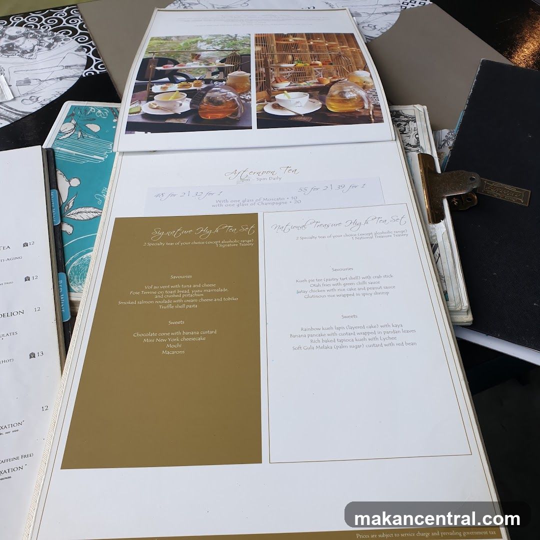 Afternoon Tea Menu